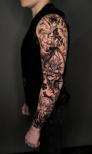 Татуировка мастера Полина, работа 5